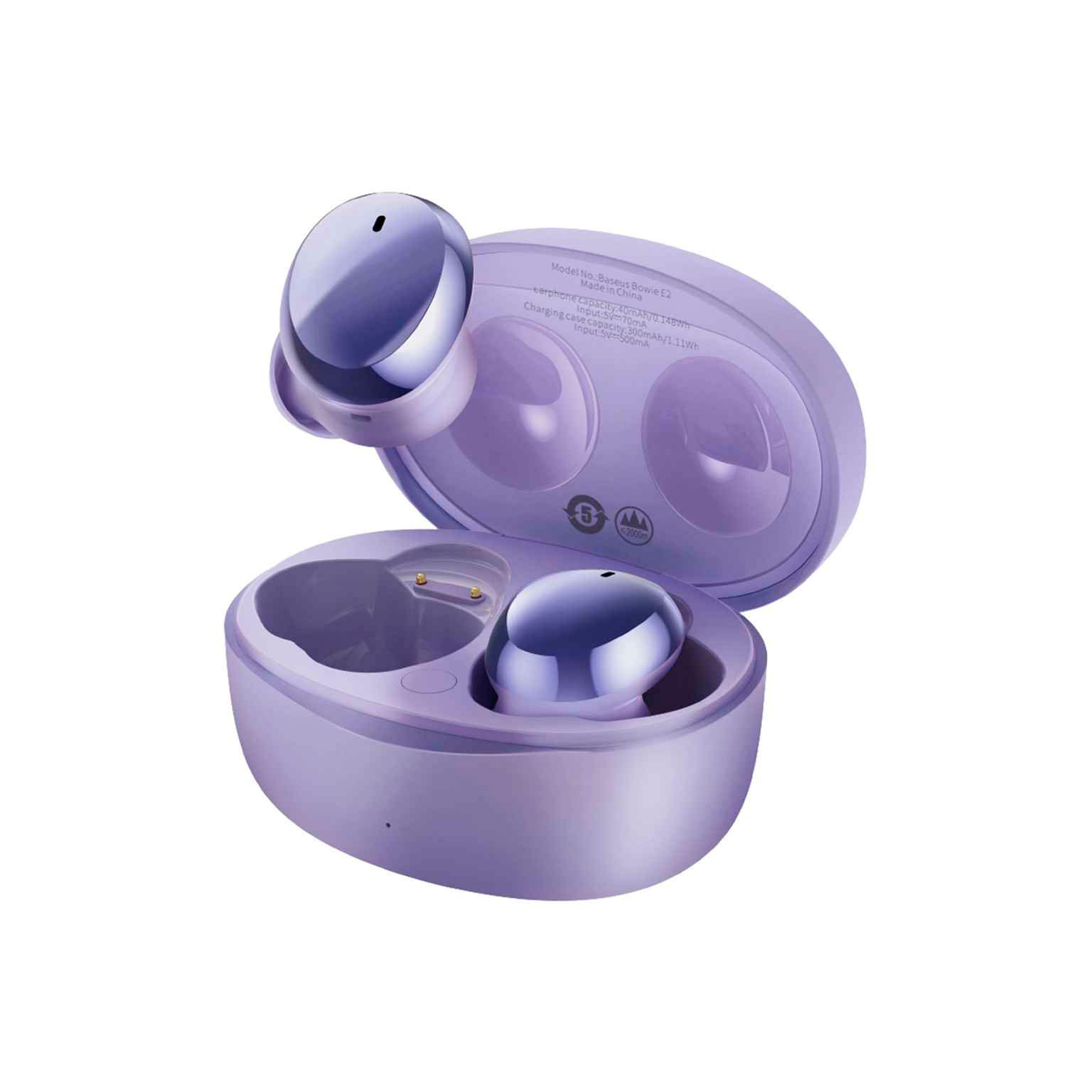 Baseus Bowie E2 – Wasserdichter TWS Bluetooth 5.2 Funkkopfhörer, High-Tech Kopfhörer TWS 5.2 – Weiteres Produktbild 4 Baseus Bowie E2 – Wasserdichter TWS Bluetooth 5.2 Funkkopfhörer, High-Tech Kopfhörer TWS 5.2 – Weiteres Produktbild 4