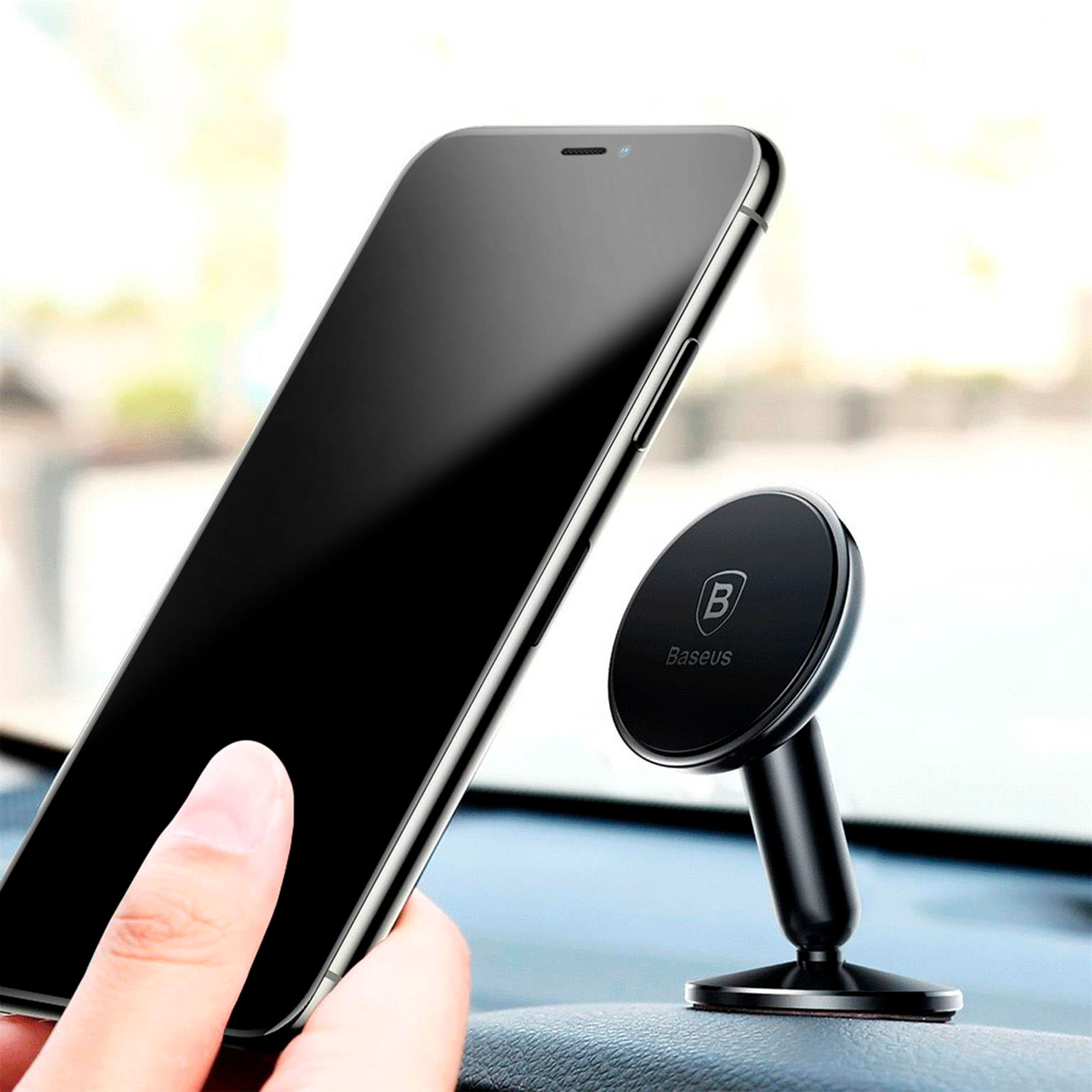 Baseus Bullet Handyhalter Auto Magnet – Einfache Montage, 360° Flexibilität, Universal Design – Weiteres Produktbild 2 Baseus Bullet Handyhalter Auto Magnet – Einfache Montage, 360° Flexibilität, Universal Design – Weiteres Produktbild 2