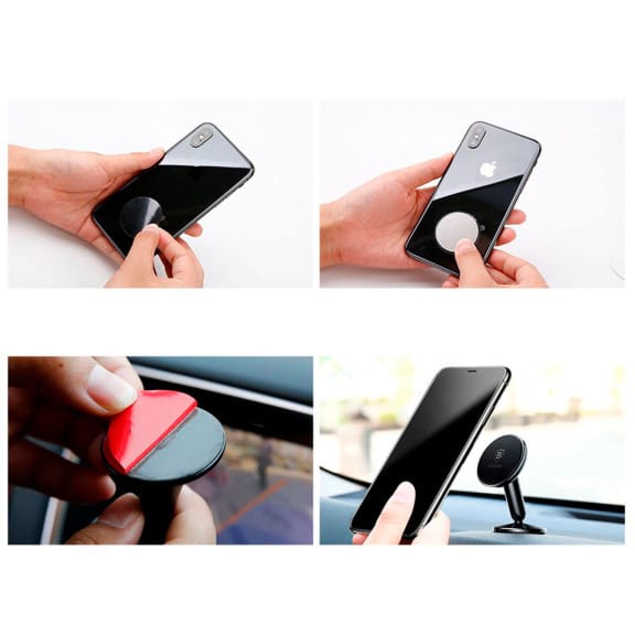 Baseus Bullet Handyhalter Auto Magnet – Einfache Montage, 360° Flexibilität, Universal Design – Weiteres Produktbild 8 Baseus Bullet Handyhalter Auto Magnet – Einfache Montage, 360° Flexibilität, Universal Design – Weiteres Produktbild 8