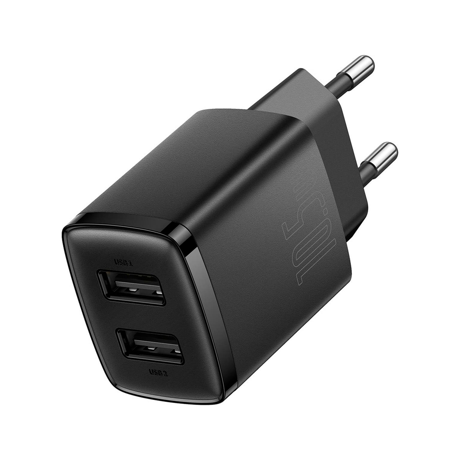 Baseus Netzteil – 2x USB-A Ladegerät für Smartphones und andere Geräte, Compact Serie, 10,5W – Weiteres Produktbild 2