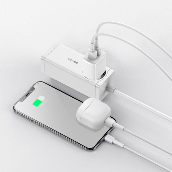 Baseus Netzteil – 2x USB-A Ladegerät für Smartphones und andere Geräte, Compact Serie, 10,5W – Weiteres Produktbild 9