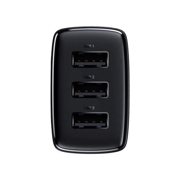 Baseus Netzteil – 3x USB-A Ladegerät für Smartphones und andere Geräte, Compact Serie, 17W – Weiteres Produktbild 4 Baseus Netzteil – 3x USB-A Ladegerät für Smartphones und andere Geräte, Compact Serie, 17W – Weiteres Produktbild 4