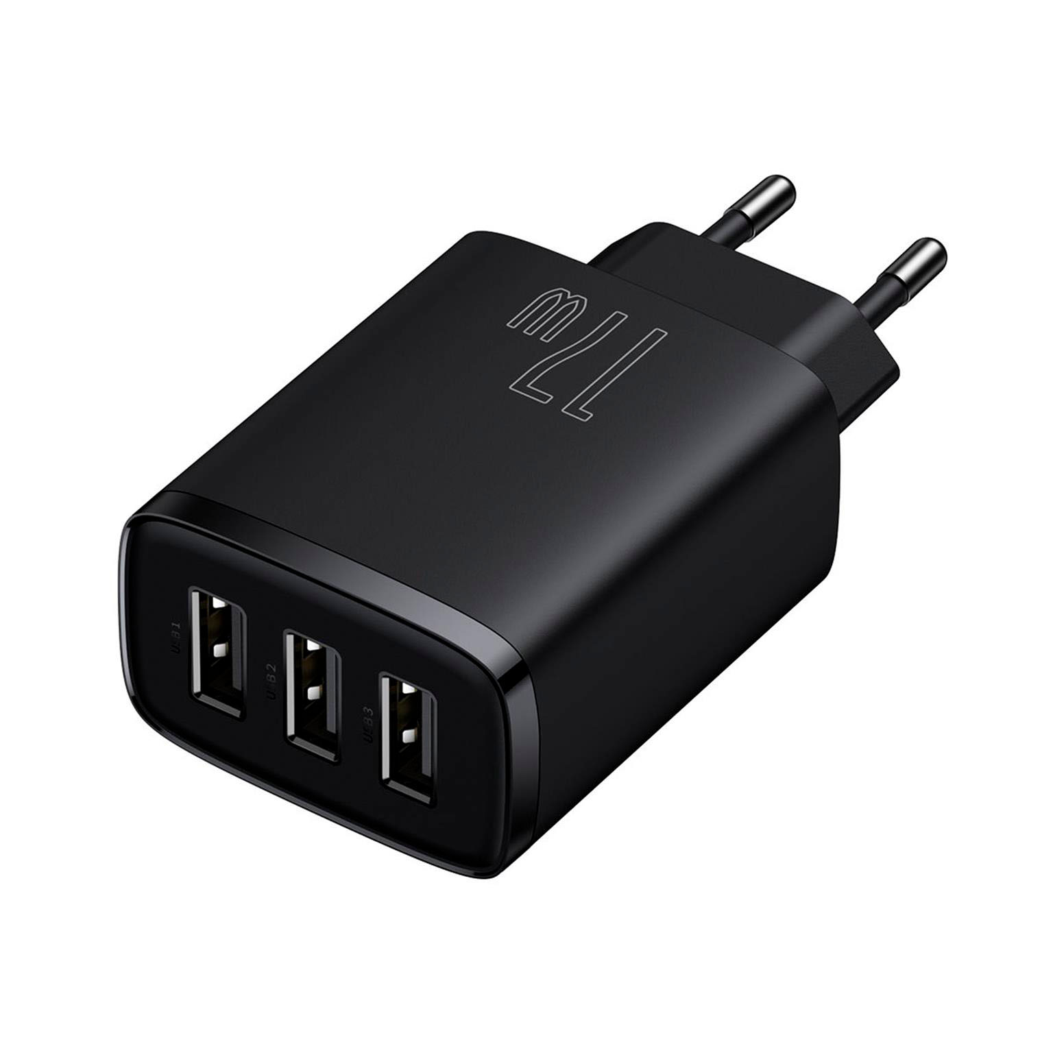Baseus Netzteil – 3x USB-A Ladegerät für Smartphones und andere Geräte, Compact Serie, 17W – Weiteres Produktbild 4