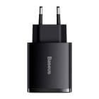 Baseus Netzteil – 2x USB-A + 1x USB-C Ladegerät für Smartphones und andere Geräte, Compact Serie, 30W – Weiteres Produktbild 2