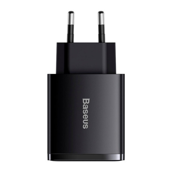 Baseus Netzteil – 2x USB-A + 1x USB-C Ladegerät für Smartphones und andere Geräte, Compact Serie, 30W – Weiteres Produktbild 2