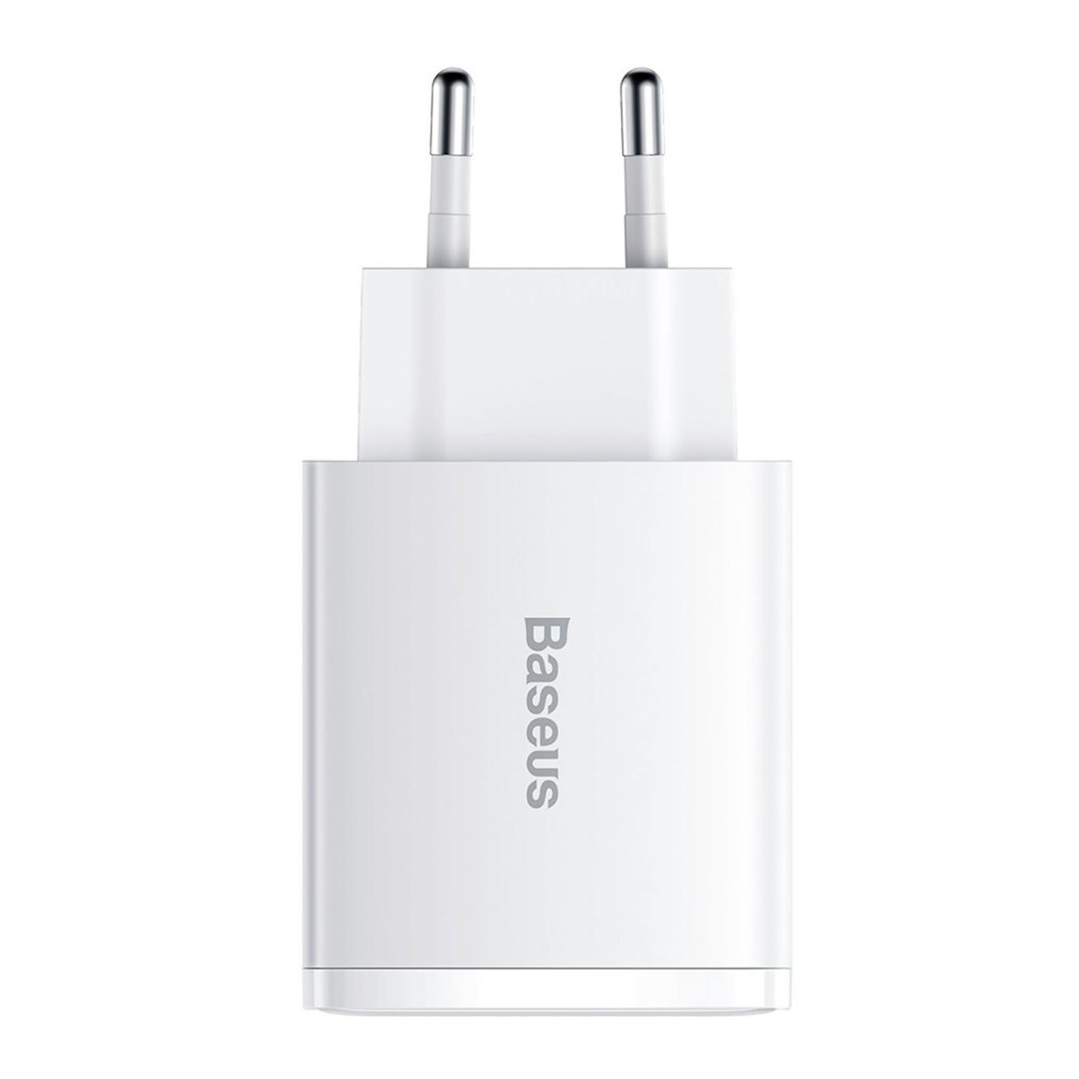 Baseus Netzteil – 2x USB-A + 1x USB-C Ladegerät für Smartphones und andere Geräte, Compact Serie, 30W – Weiteres Produktbild 1