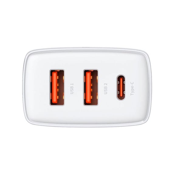 Baseus Netzteil – 2x USB-A + 1x USB-C Ladegerät für Smartphones und andere Geräte, Compact Serie, 30W – Weiteres Produktbild 4 Baseus Netzteil – 2x USB-A + 1x USB-C Ladegerät für Smartphones und andere Geräte, Compact Serie, 30W – Weiteres Produktbild 4