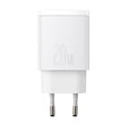 Baseus Netzteil – 1x USB-A + 1x USB-C Ladegerät für Smartphones und andere Geräte, Compact Serie, 20W – Weiteres Produktbild 2