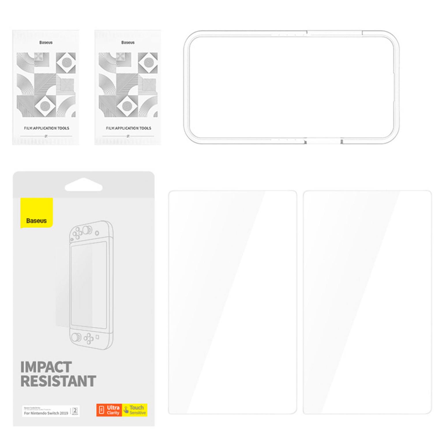 Baseus Crystal Panzerglas – Panzerglas Schutzfolie mit Montageset für Nintendo Switch – Weiteres Produktbild 5 Baseus Crystal Panzerglas – Panzerglas Schutzfolie mit Montageset für Nintendo Switch – Weiteres Produktbild 5