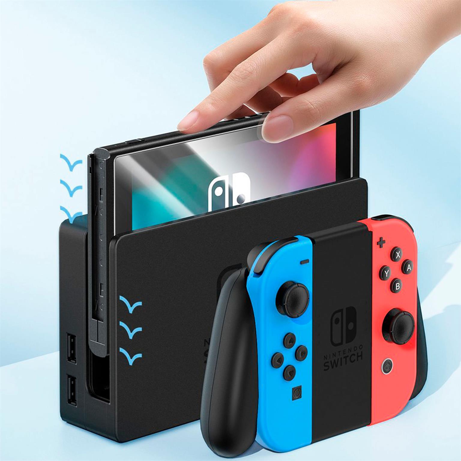 Baseus Crystal Panzerglas – Panzerglas Schutzfolie mit Montageset für Nintendo Switch OLED – Weiteres Produktbild 3