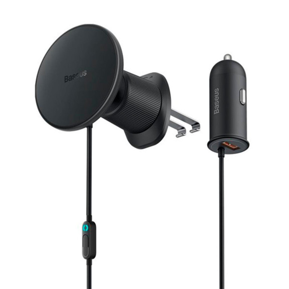 Baseus MagSafe Autoladegerät – 15W induktives Ladegerät für Smartphones und andere Geräte, CW01 Serie, USB-A – Weiteres Produktbild 1 Baseus MagSafe Autoladegerät – 15W induktives Ladegerät für Smartphones und andere Geräte, CW01 Serie, USB-A – Weiteres Produktbild 1