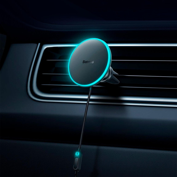 Baseus MagSafe Autoladegerät – 15W induktives Ladegerät für Smartphones und andere Geräte, CW01 Serie, USB-A – Weiteres Produktbild 3 Baseus MagSafe Autoladegerät – 15W induktives Ladegerät für Smartphones und andere Geräte, CW01 Serie, USB-A – Weiteres Produktbild 3