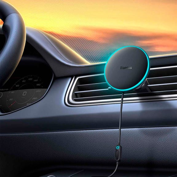 Baseus MagSafe Autoladegerät – 15W induktives Ladegerät für Smartphones und andere Geräte, CW01 Serie, USB-C – Weiteres Produktbild 5 Baseus MagSafe Autoladegerät – 15W induktives Ladegerät für Smartphones und andere Geräte, CW01 Serie, USB-C – Weiteres Produktbild 5