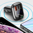 Baseus FM Transmitter Bluetooth 5.0 – Auto Musik Streaming, USB Schnellladegerät, Kfz Bluetooth Adapter – Weiteres Produktbild 7