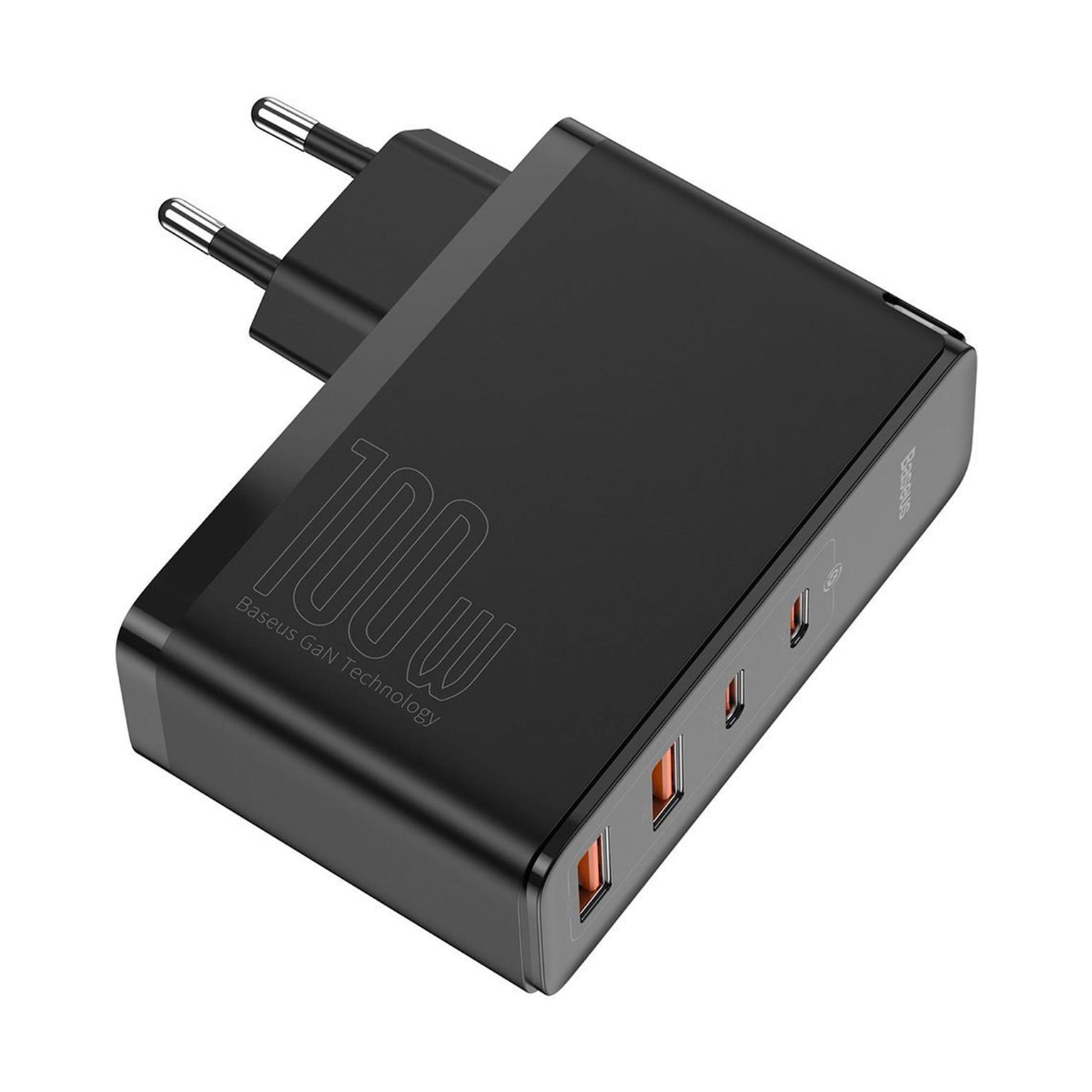 Baseus GaN2 Pro Schnellladegerät – 100W Leistung, USB-C und USB Netzteil, Netzteil mit 2x USB-C und 2x USB – Weiteres Produktbild 3 Baseus GaN2 Pro Schnellladegerät – 100W Leistung, USB-C und USB Netzteil, Netzteil mit 2x USB-C und 2x USB – Weiteres Produktbild 3