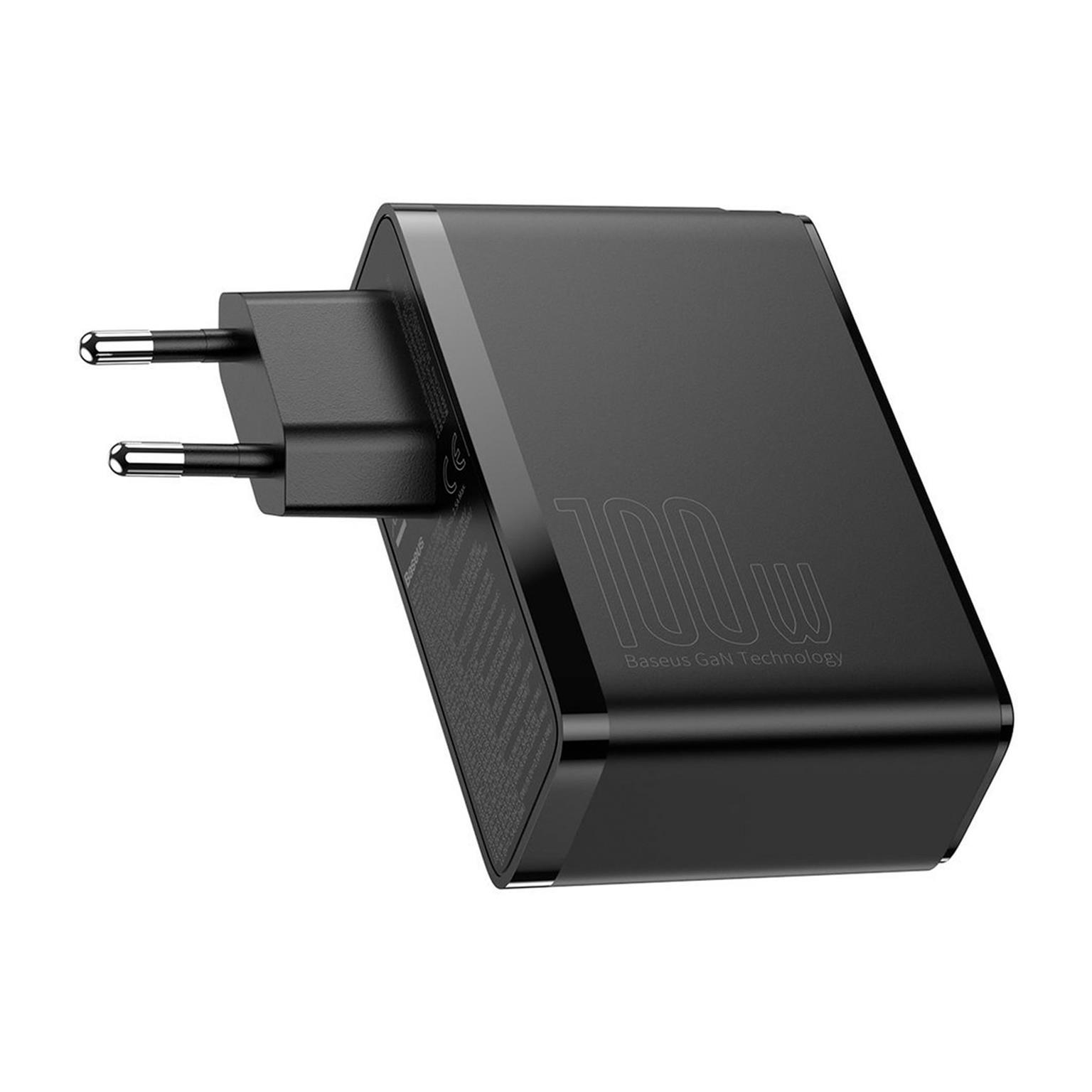 Baseus GaN2 Pro Schnellladegerät – 100W Leistung, USB-C und USB Netzteil, Netzteil mit 2x USB-C und 2x USB – Weiteres Produktbild 4 Baseus GaN2 Pro Schnellladegerät – 100W Leistung, USB-C und USB Netzteil, Netzteil mit 2x USB-C und 2x USB – Weiteres Produktbild 4