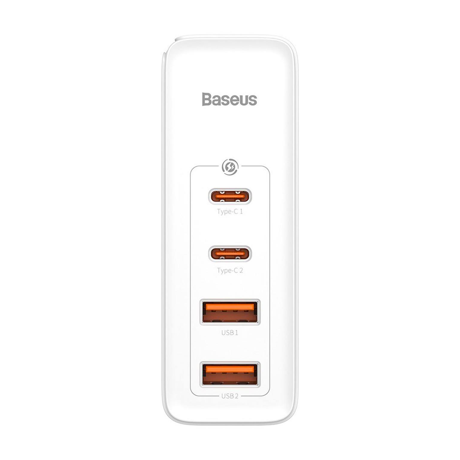 Baseus GaN2 Pro Schnellladegerät – 100W Leistung, USB-C und USB Netzteil, Netzteil mit 2x USB-C und 2x USB – Weiteres Produktbild 1