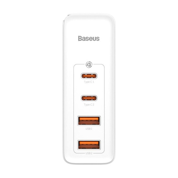 Baseus GaN2 Pro Schnellladegerät – 100W Leistung, USB-C und USB Netzteil, Netzteil mit 2x USB-C und 2x USB – Weiteres Produktbild 2