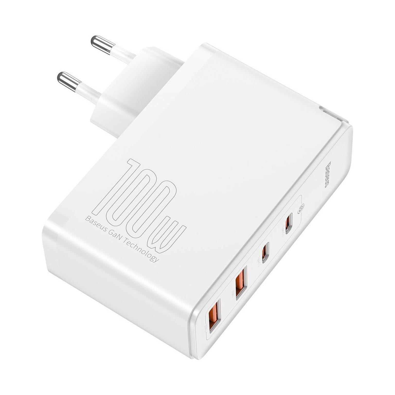 Baseus GaN2 Pro Schnellladegerät – 100W Leistung, USB-C und USB Netzteil, Netzteil mit 2x USB-C und 2x USB – Weiteres Produktbild 2