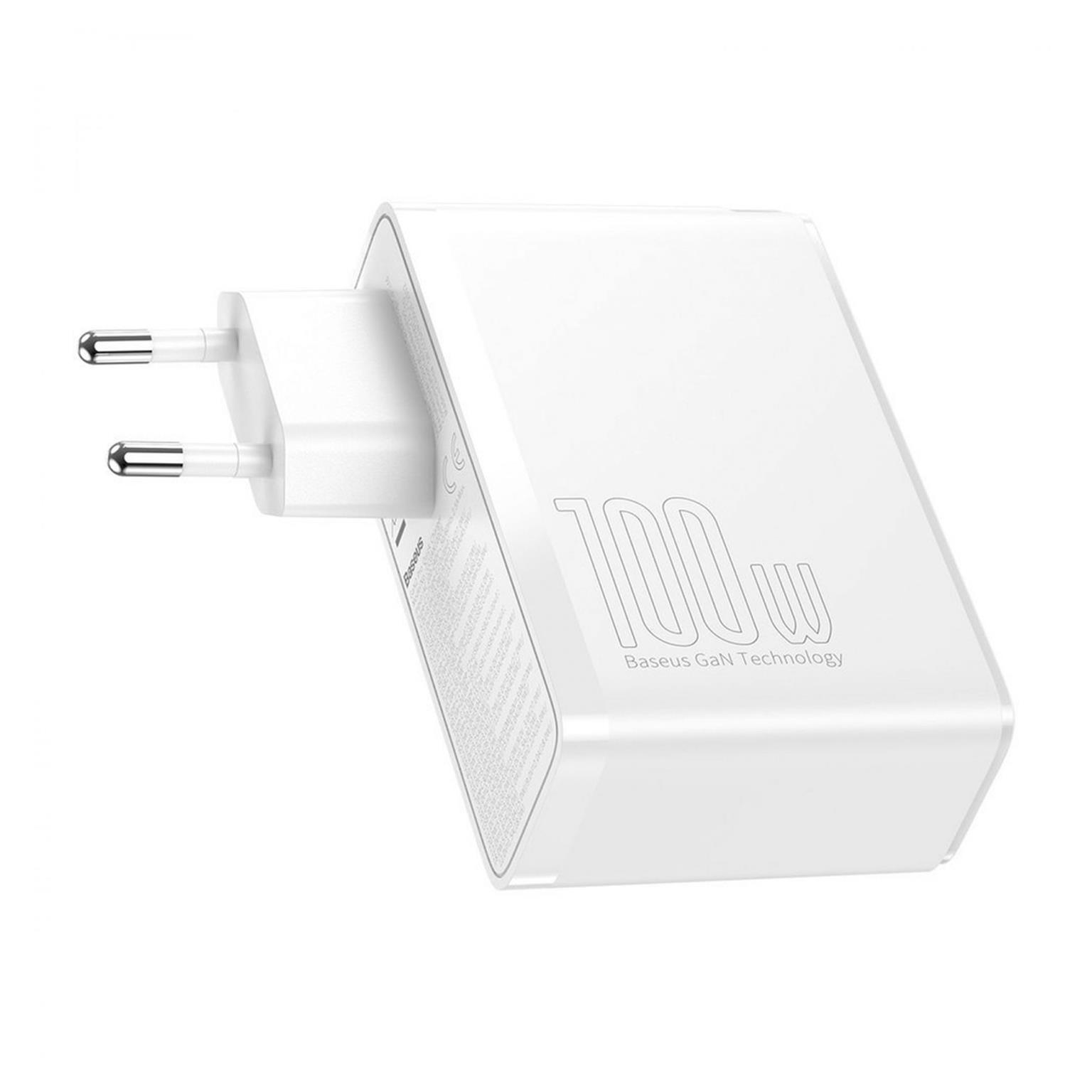 Baseus GaN2 Pro Schnellladegerät – 100W Leistung, USB-C und USB Netzteil, Netzteil mit 2x USB-C und 2x USB – Weiteres Produktbild 3
