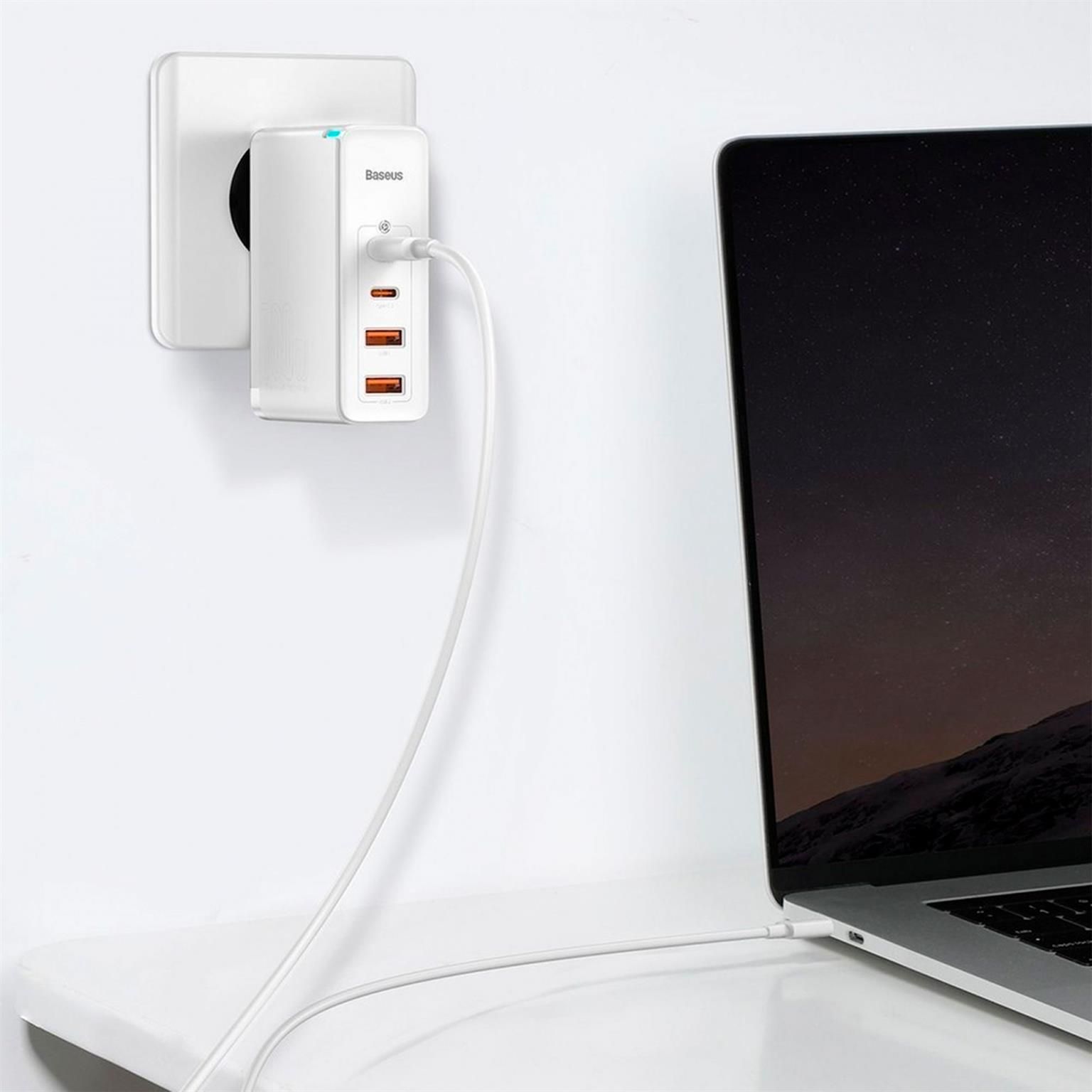 Baseus GaN2 Pro Schnellladegerät – 100W Leistung, USB-C und USB Netzteil, Netzteil mit 2x USB-C und 2x USB – Weiteres Produktbild 6 Baseus GaN2 Pro Schnellladegerät – 100W Leistung, USB-C und USB Netzteil, Netzteil mit 2x USB-C und 2x USB – Weiteres Produktbild 6