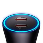 Baseus Autoladegerät – Kfz USB-Ladegerät im Zigarettenanzünder für Smartphones, 2x USB-C, 40W – Weiteres Produktbild 4