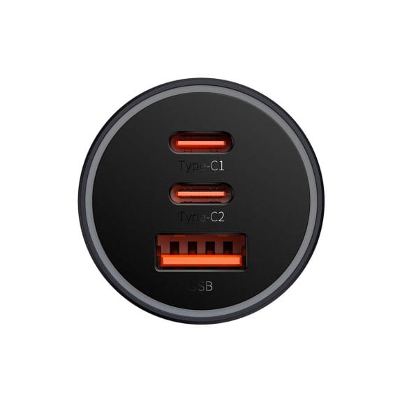 Baseus Autoladegerät – Kfz USB-Ladegerät im Zigarettenanzünder für Smartphones, USB-A+ 2x USB-C, 65W – Weiteres Produktbild 9 Baseus Autoladegerät – Kfz USB-Ladegerät im Zigarettenanzünder für Smartphones, USB-A+ 2x USB-C, 65W – Weiteres Produktbild 9