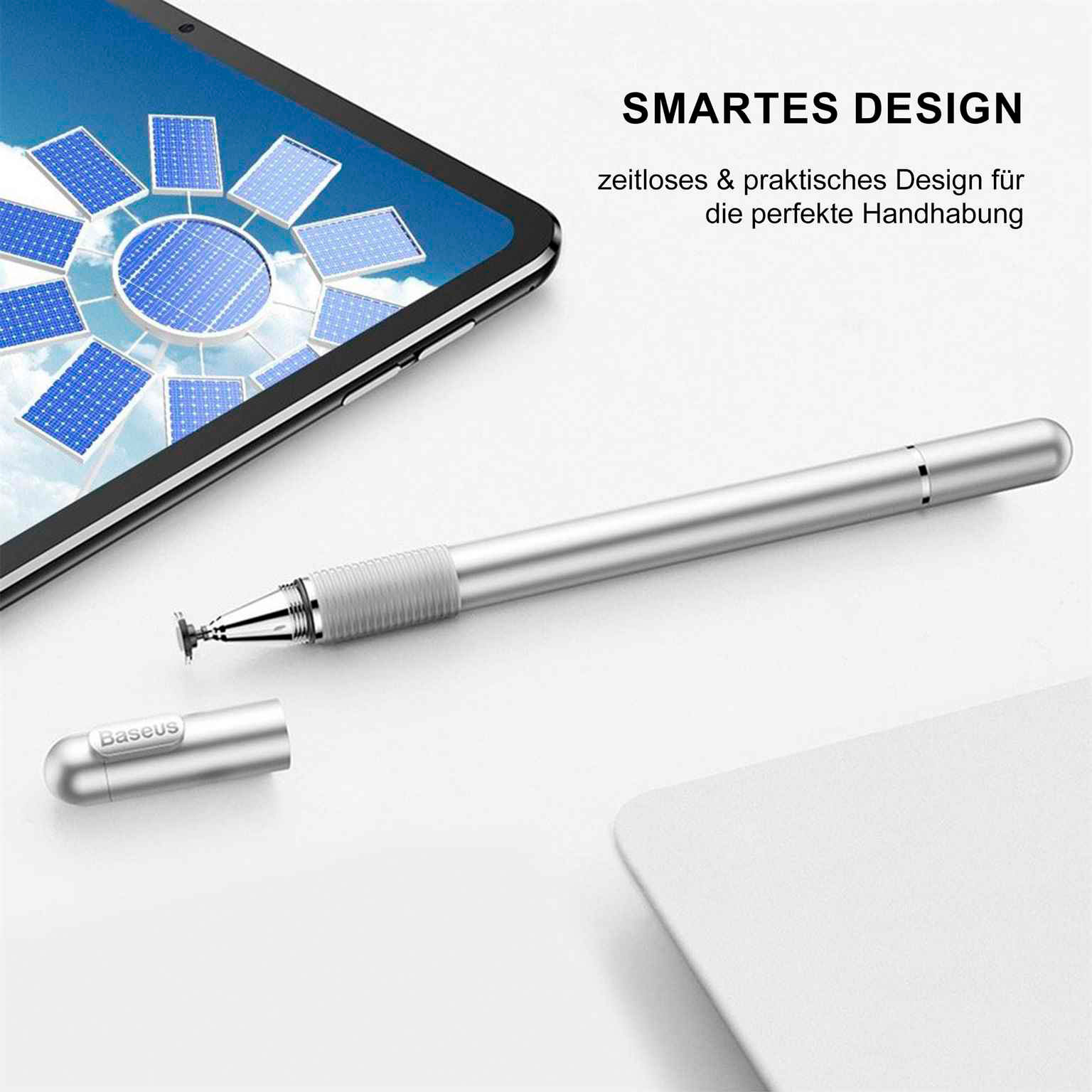 Baseus Golden Cudgel – Doppelseitiger Kapazitiver Stylus, Zeichenstift für Tablets mit Präzisionsscheibe – Weiteres Produktbild 6