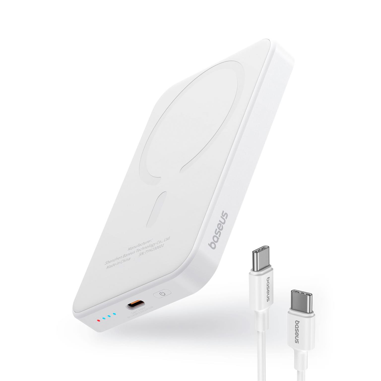 Baseus Induktive MagSafe Powerbank – für iPhone 5 - 16 und iPad Modelle, Hochleistungs-Powerbank, 5000mAh – Weiteres Produktbild 1