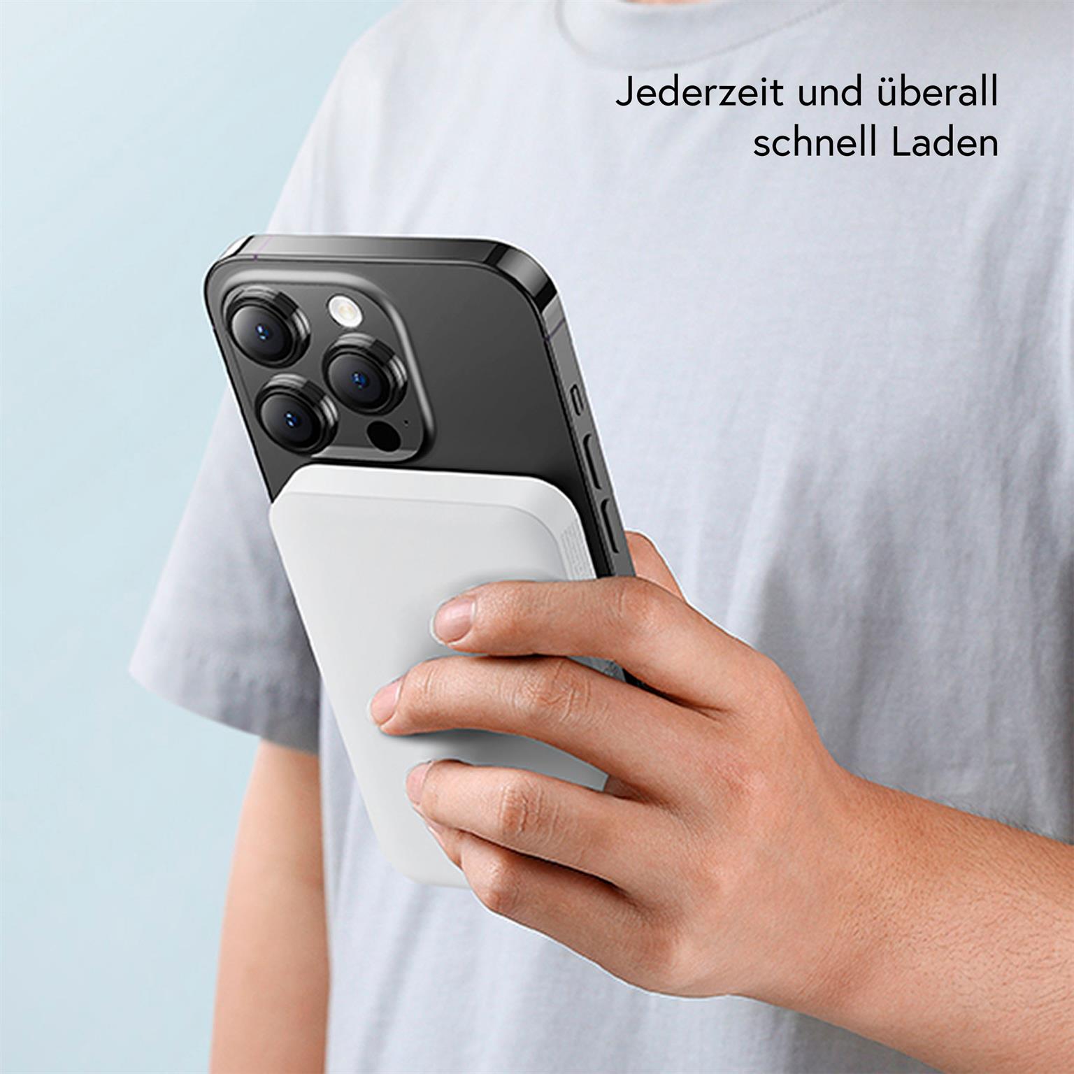 Baseus Induktive MagSafe Powerbank – für iPhone 5 - 16 und iPad Modelle, Hochleistungs-Powerbank, 5000mAh – Weiteres Produktbild 7