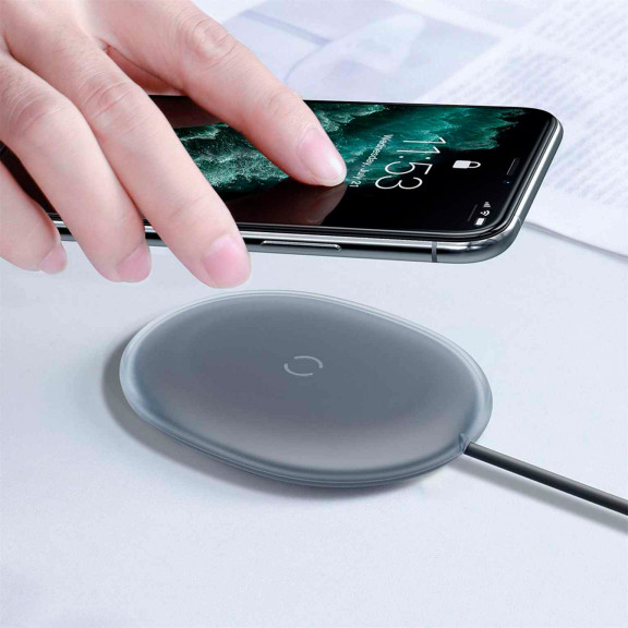Baseus Jelly 15W Qi-Ladegerät – High-Speed Qi-Ladegerät, Qi Wireless Charging Pad mit 15W Leistung – Weiteres Produktbild 5