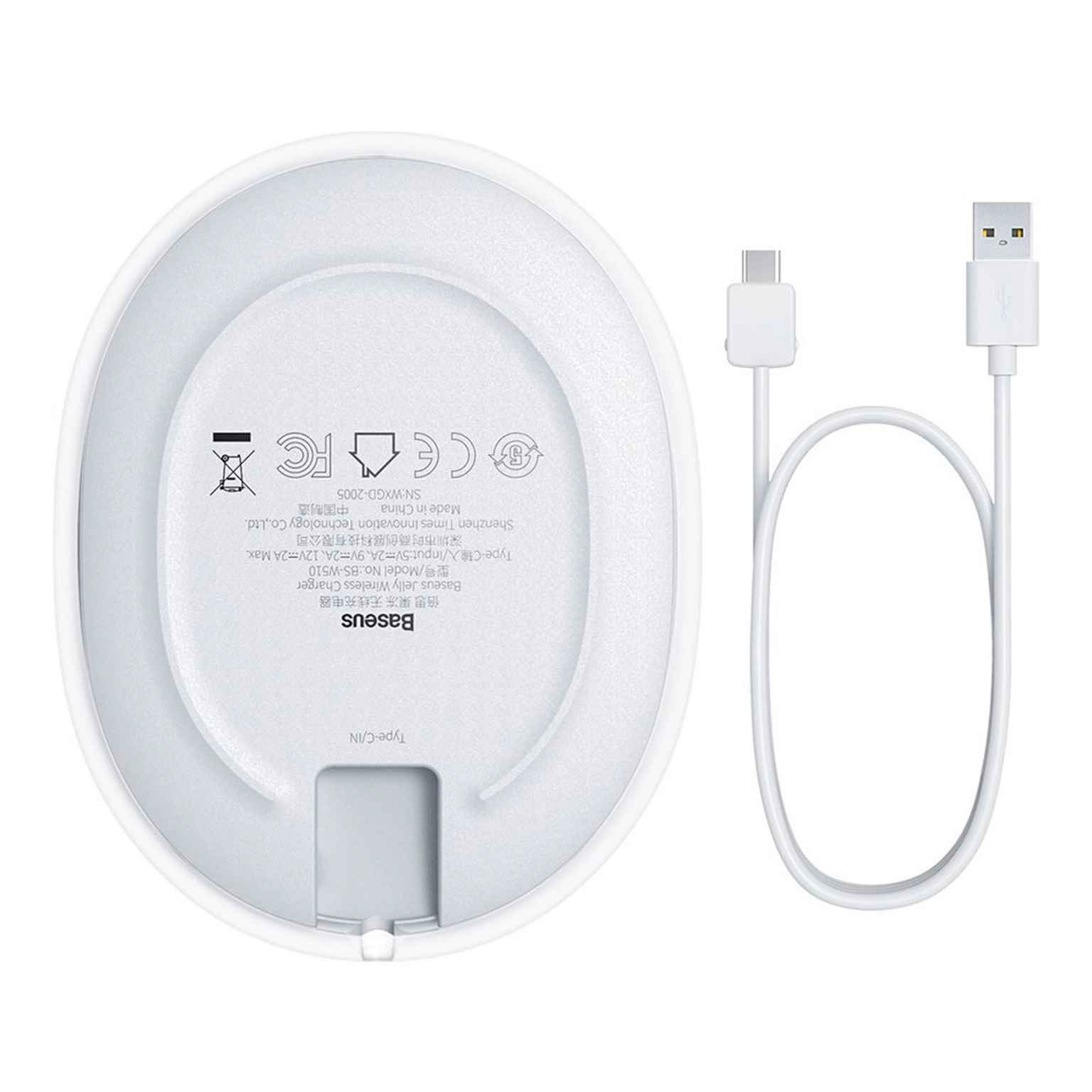 Baseus Jelly 15W Qi-Ladegerät – High-Speed Qi-Ladegerät, Qi Wireless Charging Pad mit 15W Leistung – Weiteres Produktbild 3
