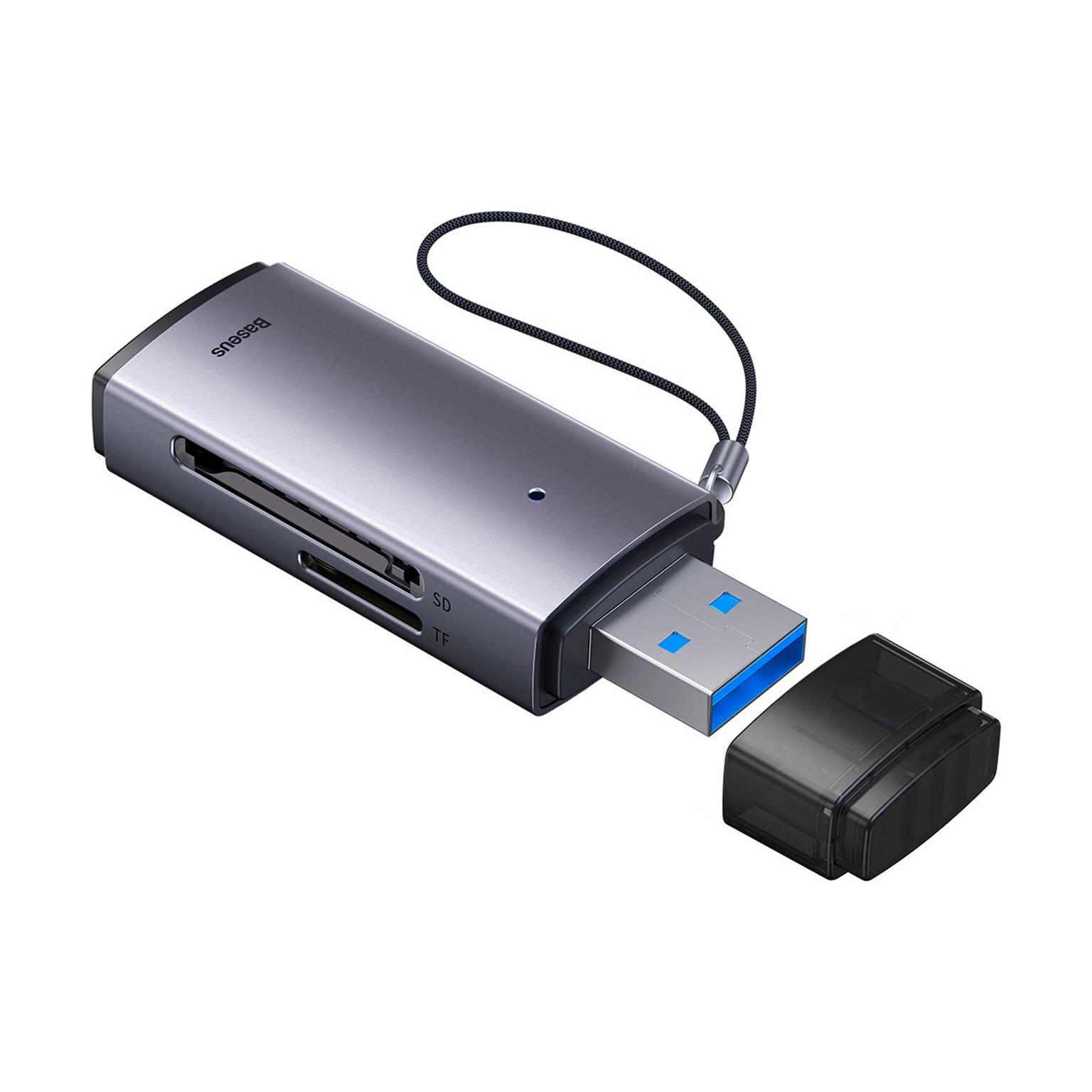 Baseus Lite Series Adapter – USB 3.0 Kartenleser, Kartenleser für USB-A – undefined