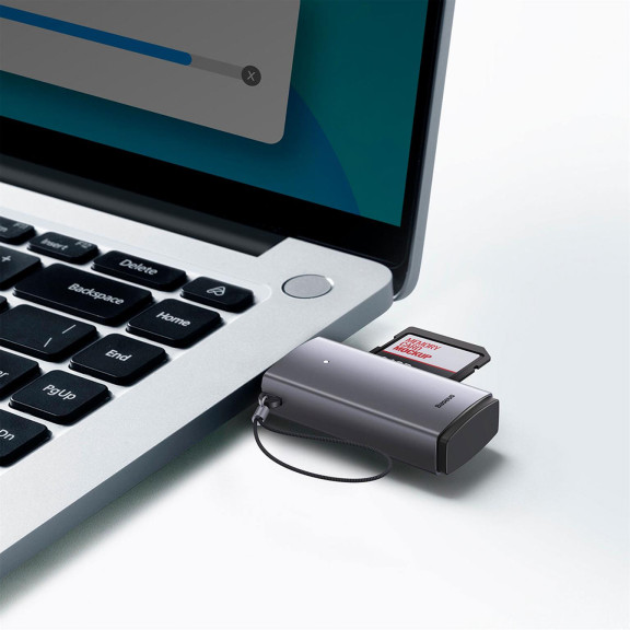 Baseus Lite Series Adapter – USB 3.0 Kartenleser, Kartenleser für USB-A – Weiteres Produktbild 7