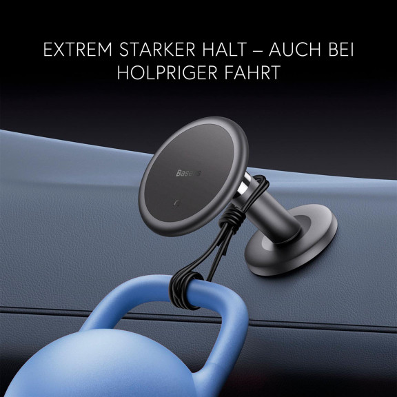 Baseus Magnet Halterung Auto – Magnetischer Handyhalter fürs Armaturenbrett KFZ Smartphone Halterung Auto – Weiteres Produktbild 5