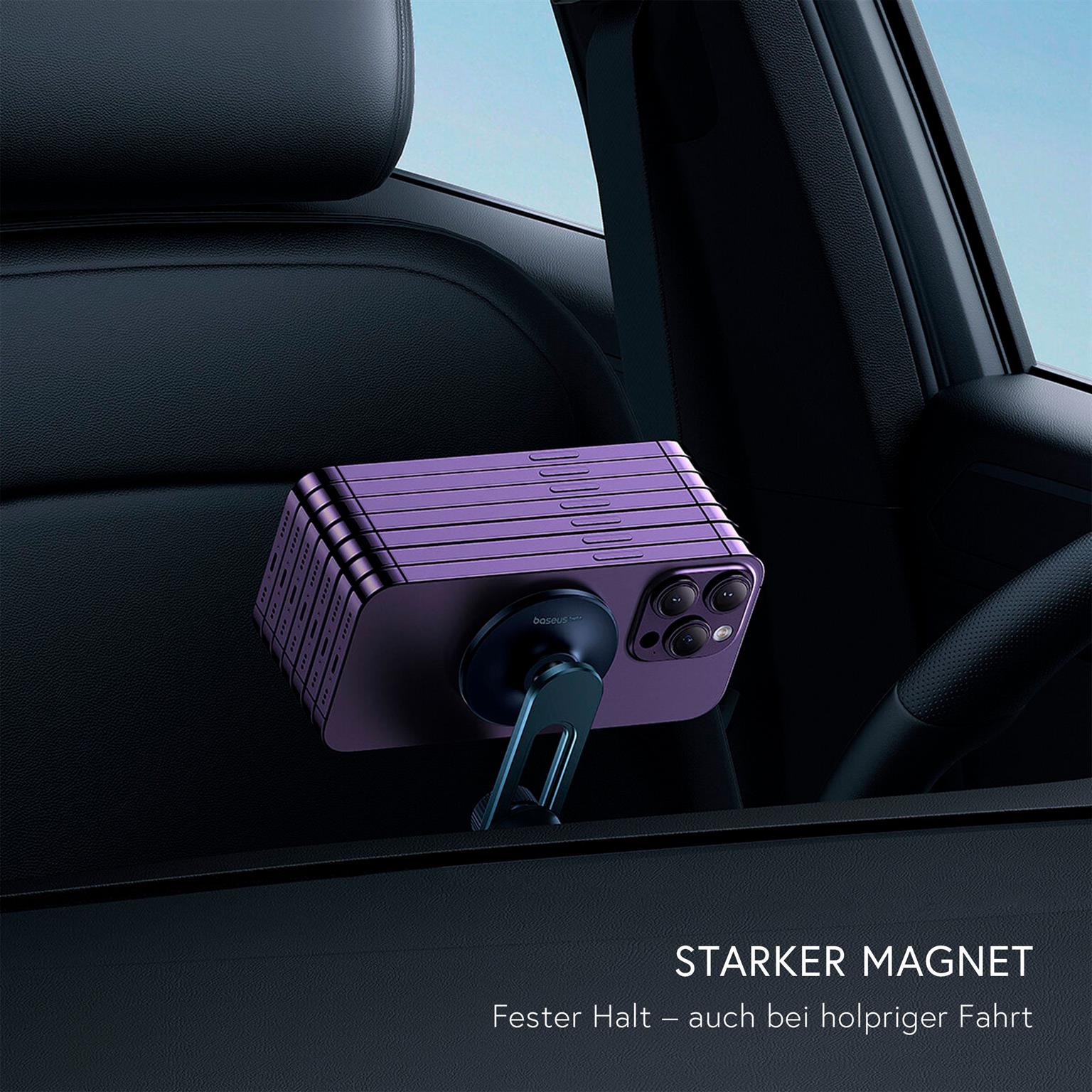 Baseus MagPro Kfz – Magnetische Autohalterung, Starke Haftung, Einfache Montage – Weiteres Produktbild 7 Baseus MagPro Kfz – Magnetische Autohalterung, Starke Haftung, Einfache Montage – Weiteres Produktbild 7