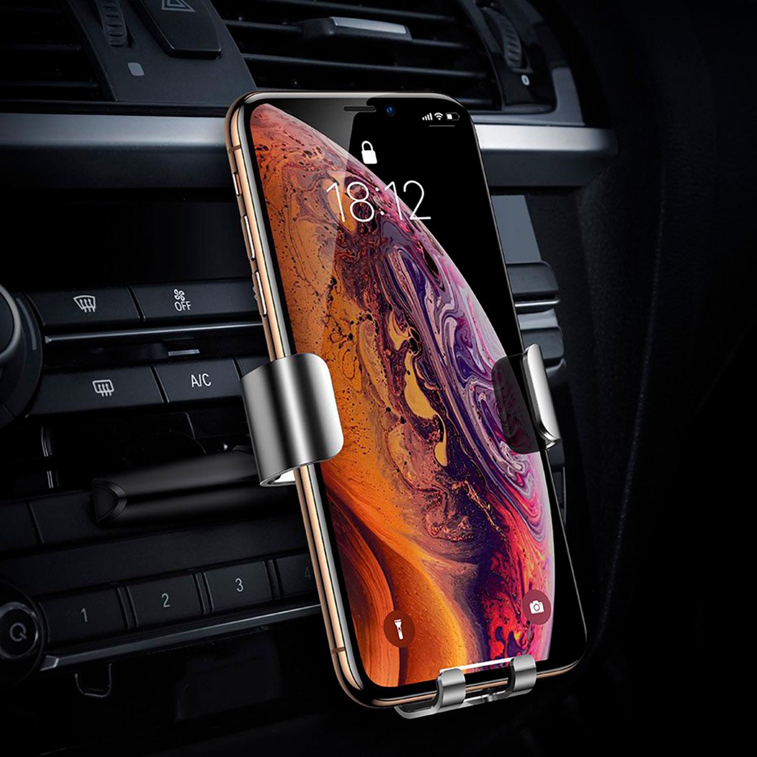 Baseus Kfz-Halterung mit Gravity-Funktion – für Smartphones, Metal Age Gravity, für den CD-Schlitz – Weiteres Produktbild 7 Baseus Kfz-Halterung mit Gravity-Funktion – für Smartphones, Metal Age Gravity, für den CD-Schlitz – Weiteres Produktbild 7