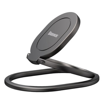 Baseus Rails – Selbstklebender Ringhalter, ausklappbar für Smartphones, stylisch und praktisch – Grau