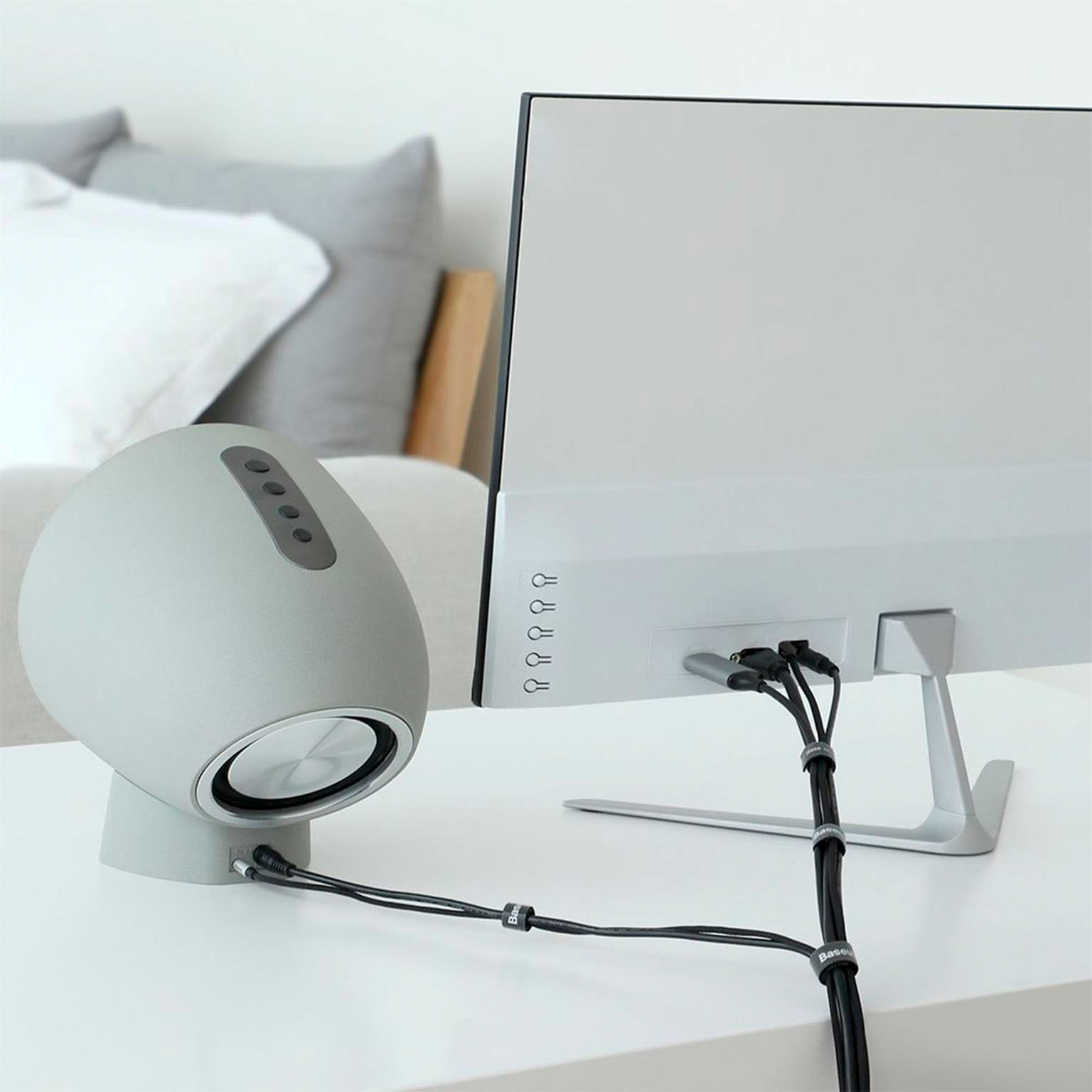 Baseus Klettband Rolle – Kabelorganizer für Smartphones und andere Geräte, Rainbow Circle Serie, 1 m – Weiteres Produktbild 5