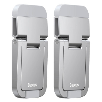 Baseus Laptop-Standfüße (2 Stk.) – Selbstklebende Notebook Füße, Laptop Aufsteller, 3M-Klebefolie – Silber Baseus Laptop-Standfüße (2 Stk.) – Selbstklebende Notebook Füße, Laptop Aufsteller, 3M-Klebefolie – Silber