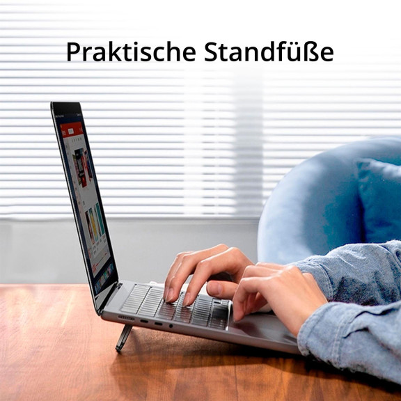 Baseus Laptop-Standfüße (2 Stk.) – Selbstklebende Notebook Füße, Laptop Aufsteller, 3M-Klebefolie – Weiteres Produktbild 3