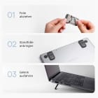 Baseus Laptop-Standfüße (2 Stk.) – Selbstklebende Notebook Füße, Laptop Aufsteller, 3M-Klebefolie – Weiteres Produktbild 9