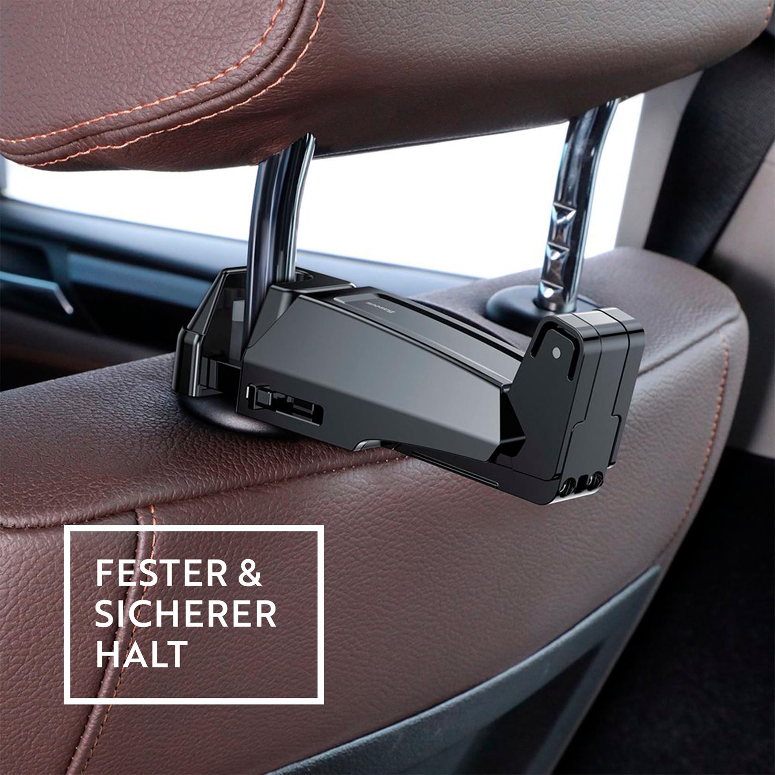 Baseus Smartphone Halterung – Rücksitz Handyhalterung, Smartphone Halterung Kopfstütze für verschiedene Modelle – Weiteres Produktbild 3 Baseus Smartphone Halterung – Rücksitz Handyhalterung, Smartphone Halterung Kopfstütze für verschiedene Modelle – Weiteres Produktbild 3