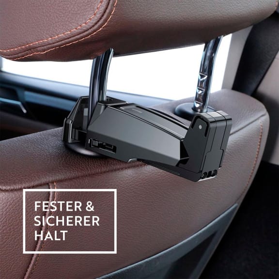 Baseus Smartphone Halterung – Rücksitz Handyhalterung, Smartphone Halterung Kopfstütze für verschiedene Modelle – Weiteres Produktbild 3 Baseus Smartphone Halterung – Rücksitz Handyhalterung, Smartphone Halterung Kopfstütze für verschiedene Modelle – Weiteres Produktbild 3
