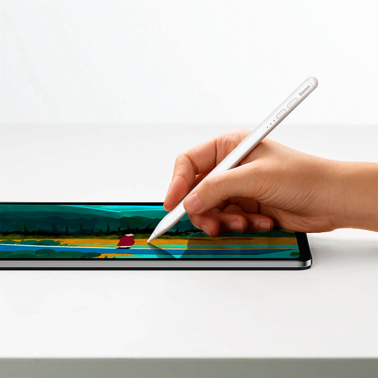 Baseus Stylus – mit Palm Rejection für iPad Modelle, Smooth Writing Active Series, Laden über USB-C mit Ladekabel – Weiteres Produktbild 5