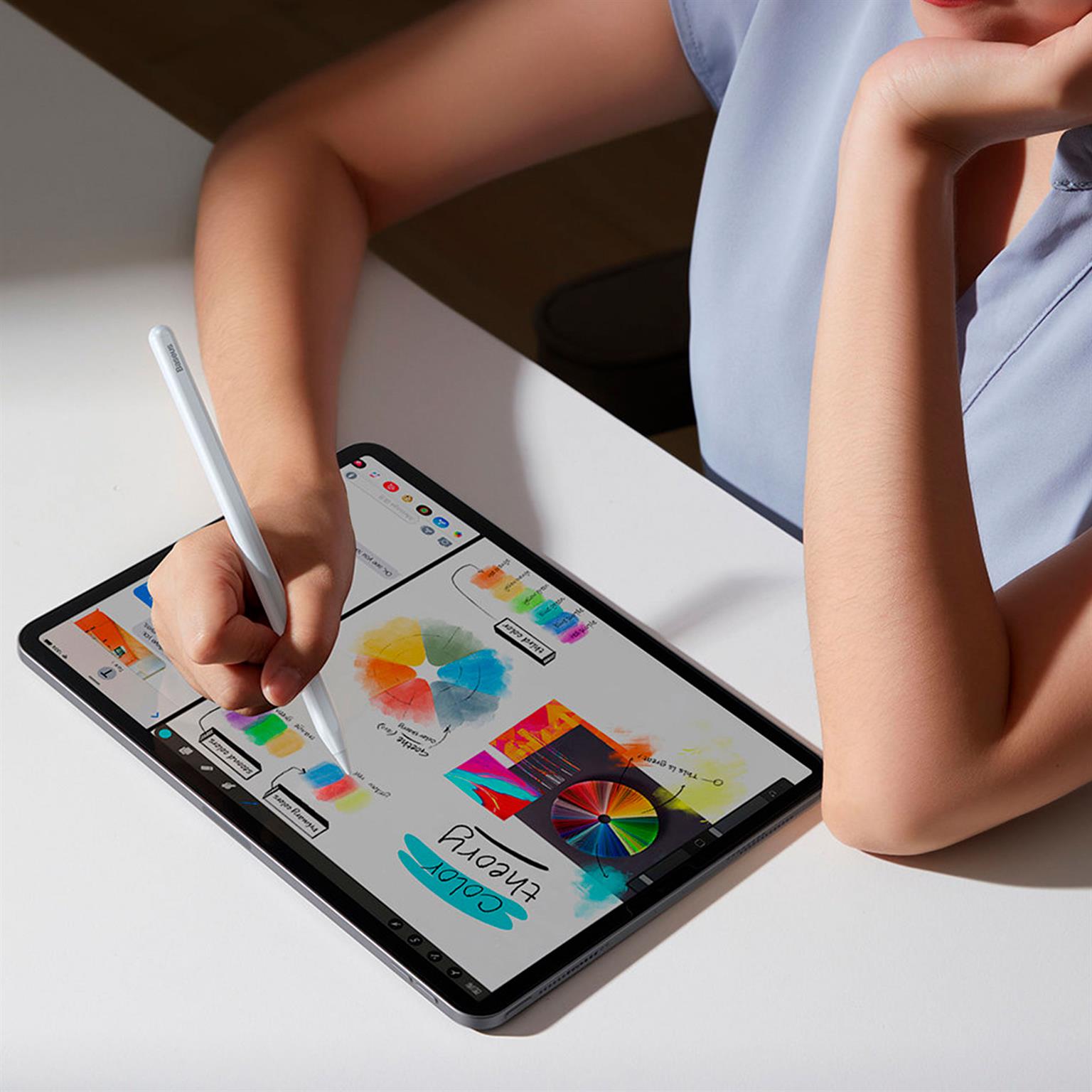 Baseus Stylus – mit Palm Rejection für iPad Modelle, Smooth Writing Active Series, Aufladung über Wireless – Weiteres Produktbild 8