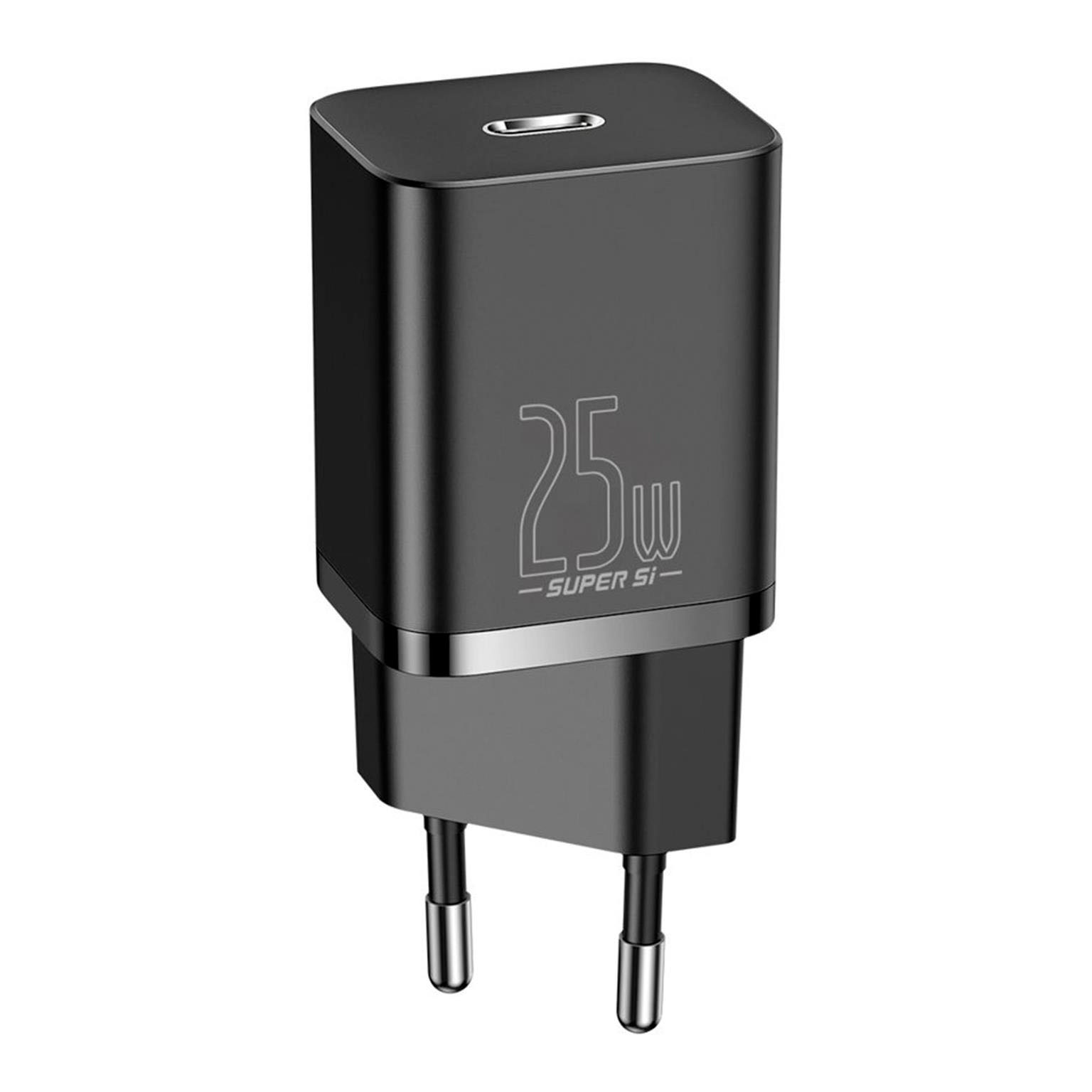 Baseus Super Si 1C Schnellladegerät USB Typ C 25W – USB-C Schnellladegerät für Smartphone, Tablet, Laptop Hauptbild