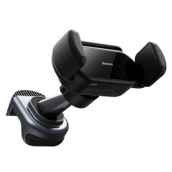 Revolutionäre High-End Baseus T-Space Handy-Autohalterung Solar für Tesla Model 3/Y - sicher & effizient – Schwarz