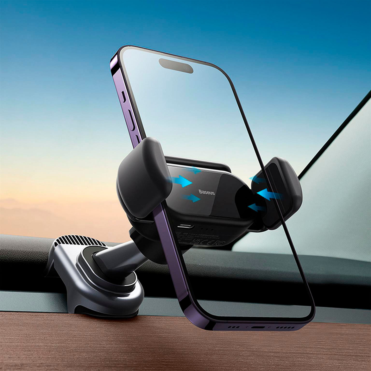 Revolutionäre High-End Baseus T-Space Handy-Autohalterung Solar für Tesla Model 3/Y - sicher & effizient – Weiteres Produktbild 8