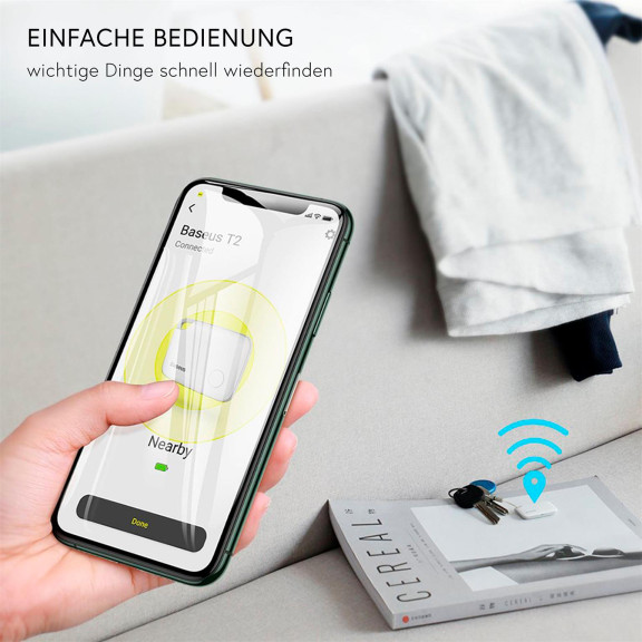 Baseus T2 Schlüsselfinder – GPS Tracking, Personal & Haustier GPS Tracker – Weiteres Produktbild 3